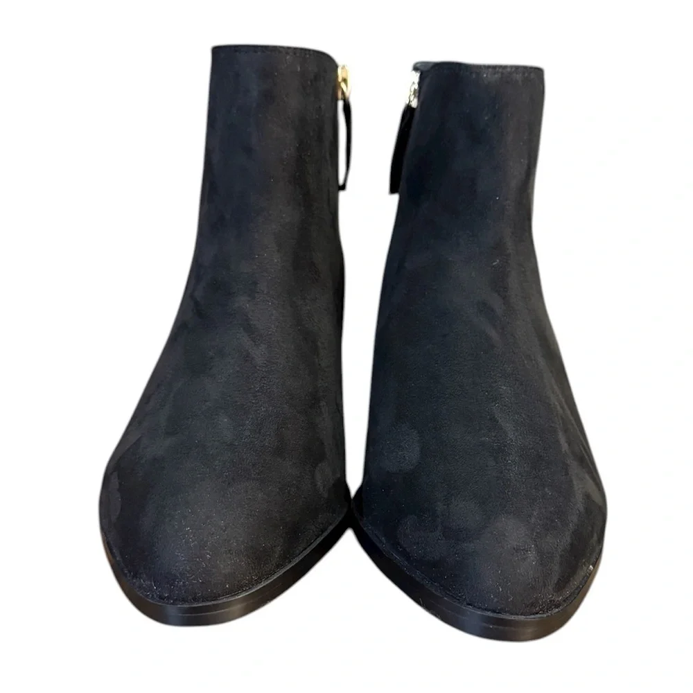 J.Crew Sueded Ankle Boots Women’s Size 6.5 Black